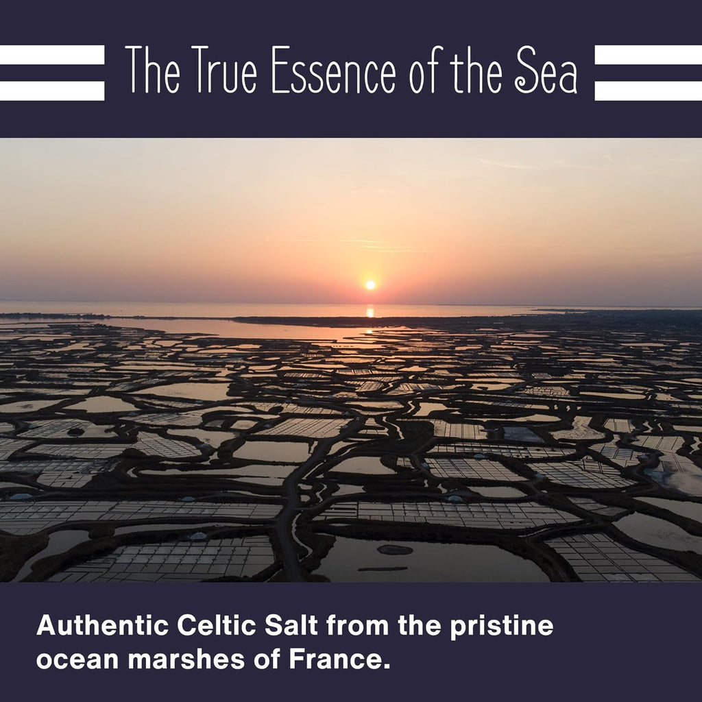 le marinier celtic salt organic grey coarse 1.1lb french sea salt 100% natural unrefined mineral rich