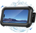 Lamicall Shower Phone Holder Waterproof - 480° Rotatable Retractable Adjustable Shower iPhone Case Holder, Bathroom Wall Phone Mount Stand Water Proof Anti Fog Case, Accessories for 4-7" Cellphones