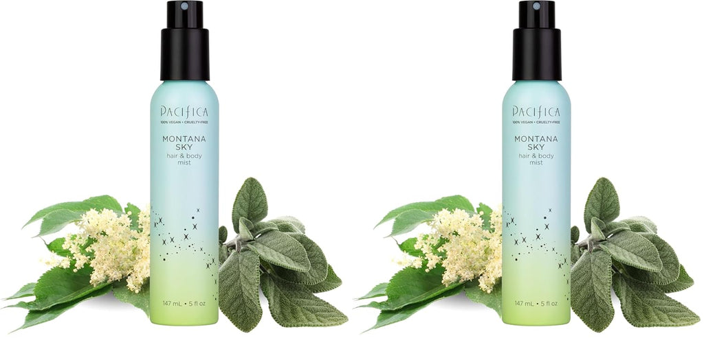 pacificas island vanilla 6oz hair and body mist, paraben-free, no alcohol, vegan and cruelty-free for women