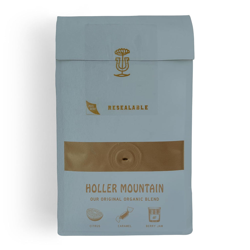 stumptown holler mountain organic medium roast ground coffee 12 ounce bag citrus caramel hazelnut flavor