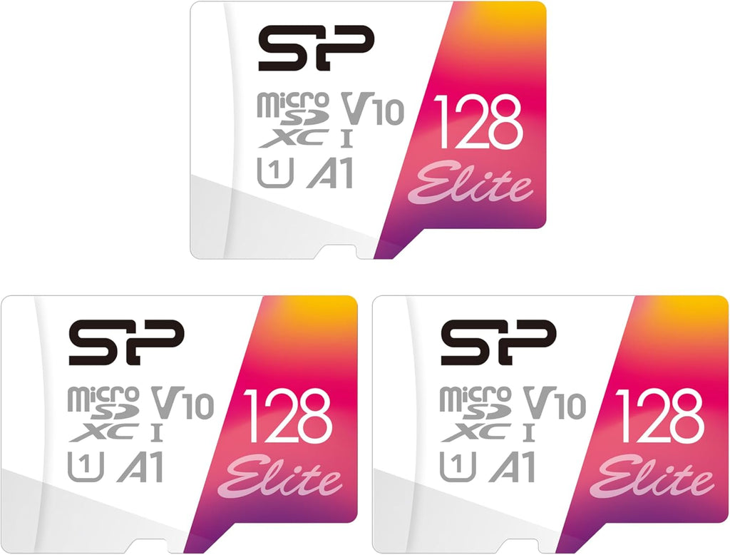 Silicon Power 128GB U3 SDXC Micro SD Card for Cams, DJI Pocket, and Drones with High Speed 100MB/s