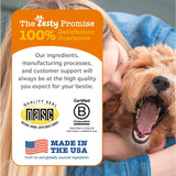 Zesty Paws Dog Multivitamin, Chewable Dog Vitamins and Supplements for Hip & Joints, Skin & Coat, Omega 3 Fish Oil for Dogs- Senior & PLppy Multivitamin- Chicken- 90ct