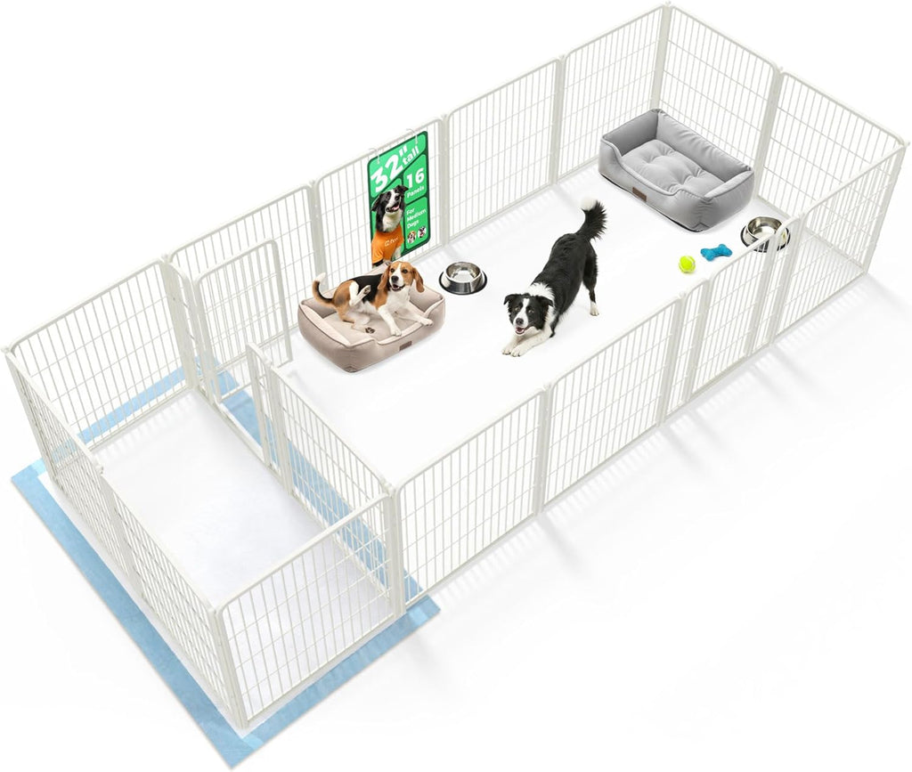 fxw homeplus unleashed 24 inch 6 panels dog pen black patented