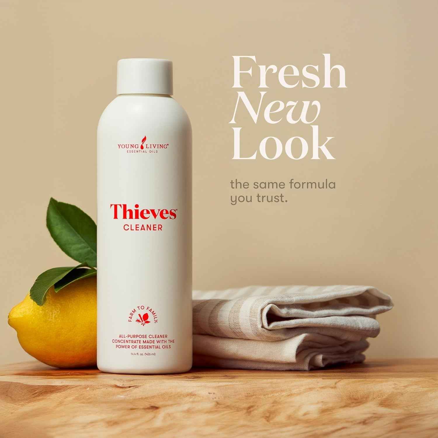 Thieves Household Cleaner | Plant-Based Multi-Surface Solution Infused with Essential Oils for Floors, Carpets, Glass, Counters, Appliances