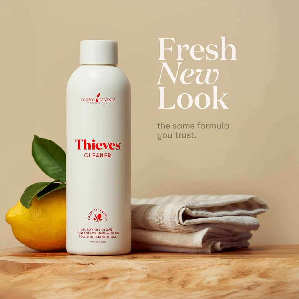 Young Living thieves household cleaner plant-based multi-surface solution essential oils 14.4 oz