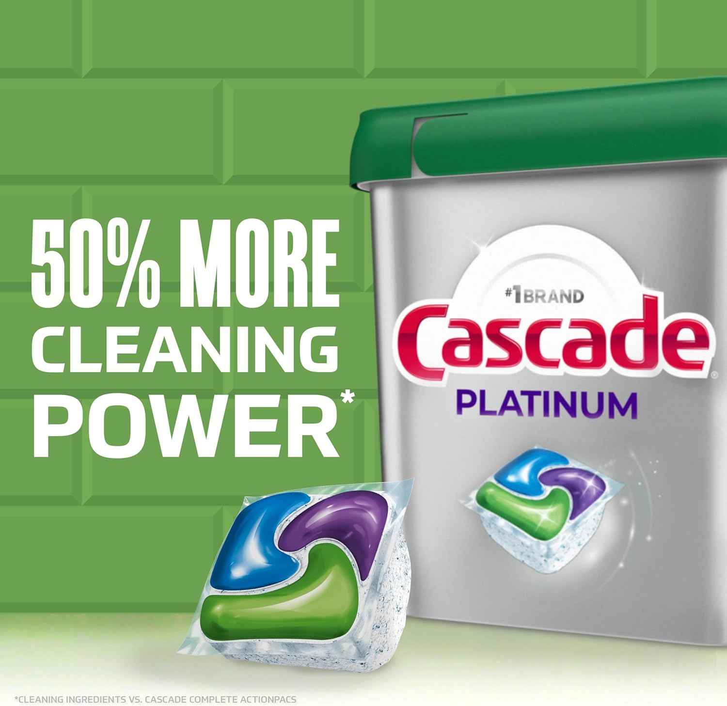 Cascade Platinum Dishwasher Pods: Powerful Cleaning with Dawn, No Pre-Wash Needed