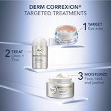 roc derm correction retinol firming serum stick with antioxidants to visibly tighten and firm wrinkles and laugh lines 1.0 oz plus retinol eye cream packette