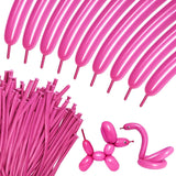 100Pcs 260 Balloons White Long Balloons for Balloon Garland Thickening Skinny Latex Twisting Balloon for Animals Modeling Christmas Birthday Wedding Party Decorations