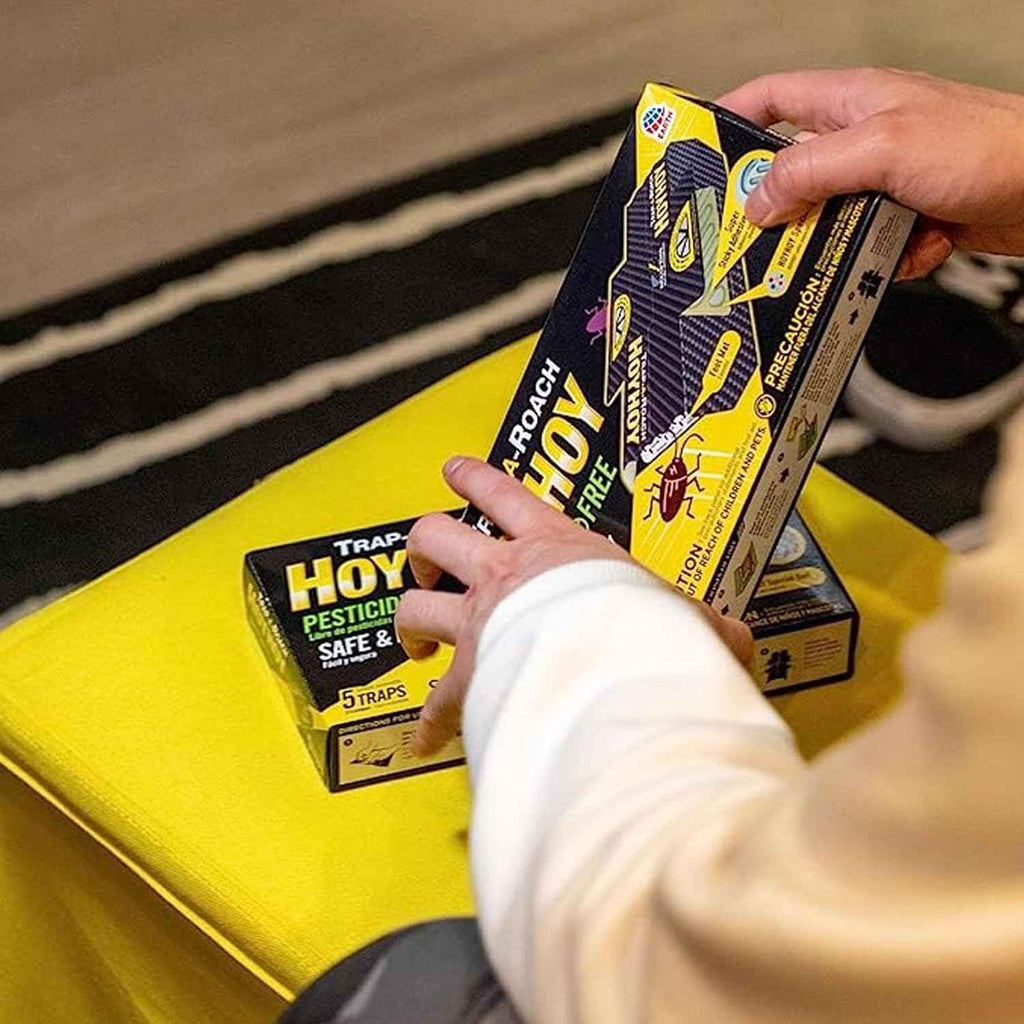 Hoy Hoy 2 Pack 10 Traps Baited Glue Trap Pest Control Roach Killer Made in Japan