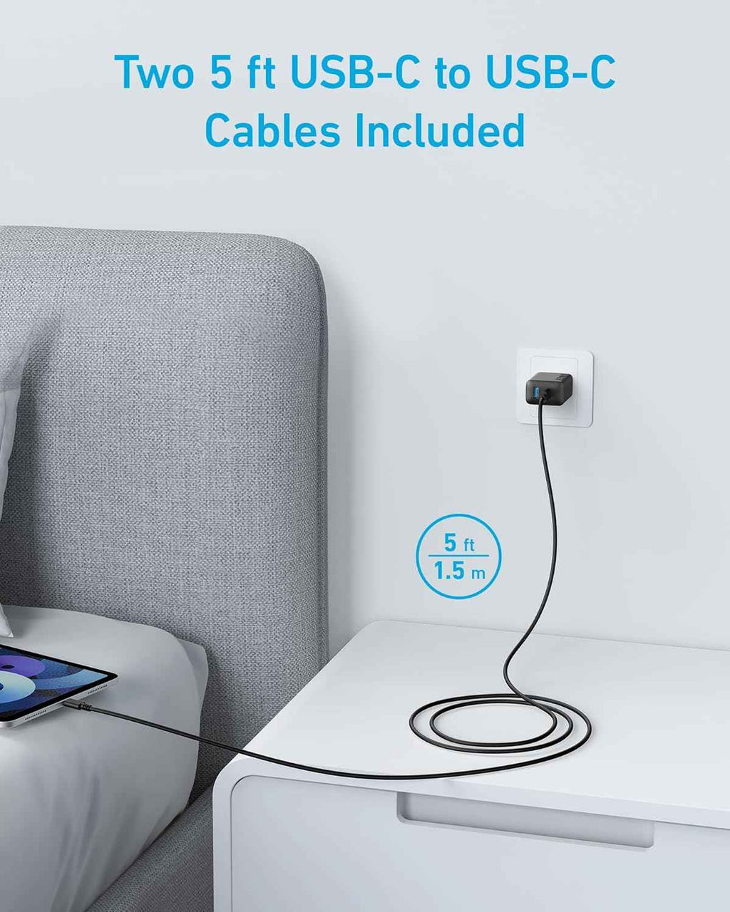 anker 20w fast usb c charger block, 2-pack, black, compatible with iphone 16/16 pro max/15 series/ipad pro