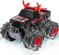 BainGesk Waterproof Remote Control Monster Truck Toys, 1:16 RC Car, 2.4GHz 4WD All Terrain Car Toys with 2 Rechargeable Batteries, Off-Road Truck Gifts for 6, 7, 8, 9, 10, 11, 12 Year Old Boys