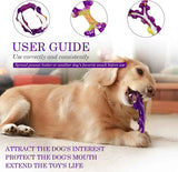 Tough dog toys for aggressive chewers, 3-pack, bacon flavored, durable for large dogs, keeps busy