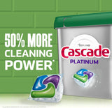 Cascade Platinum Dishwasher Pods, Dishwasher Detergent, Dish Detergent Soap, Fresh, 12 count