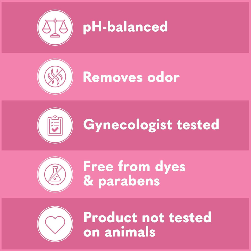 Summer's Eve Simply Sensitive feminine wipes, gentle pH-balanced micellar water formula for vaginal odor control, resealable packs of 32