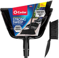 O-Cedar Pet Pro Broom with Step-On Dustpan | Remove 99% with One Sweep | DustPan Removes 3 Times More Pet Hair | Quiet Cleaning Tool for Cat and Dog Owners