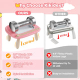 Kikidex Magnetic Drawing Board, Toddler Girl Toys for 1-2 Year Old, Doodle Board Pad Learning and Educational Toys for 1 2 3 Year Old Baby Kids Birthday Gift(Soft Pink)