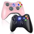 Gamrombo Xbox 360 2 Pack Wireless Controller Replacement for 360 & Slim with Windows PC Compatibility