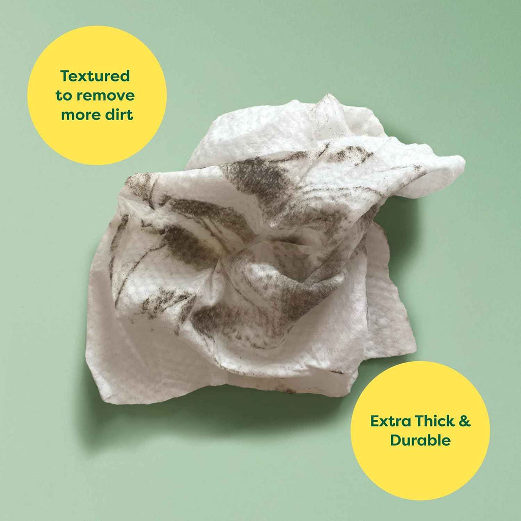 Earth Rated Pet Wipes for Dogs and Cats, Hypoallergenic, Cleaning and Hydrating, for Grooming Paws, Body and Butt, Unscented, 100 Count