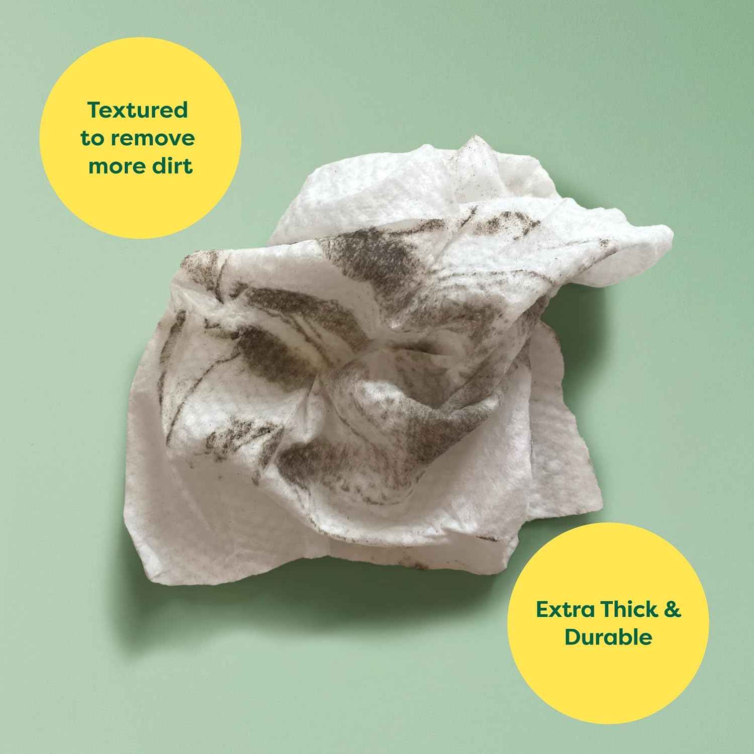 Earth Rated Pet Wipes for Dogs and Cats, Hypoallergenic, Unscented, 100 Count for Grooming Paws and Body