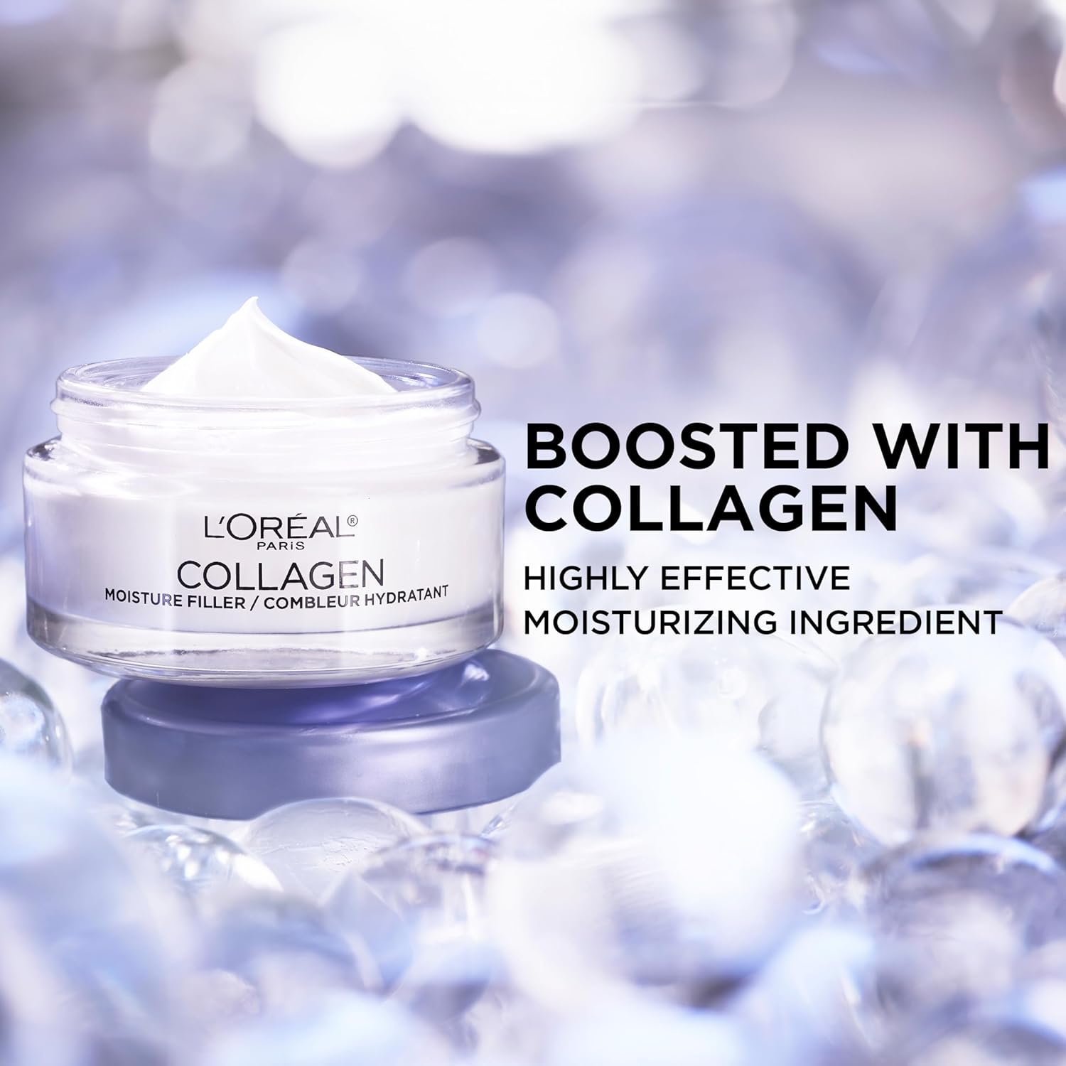 loreal paris collagen daily face moisturizer, 1.7 oz, anti aging, hydrating, daily use