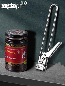 zengxiaoyun silver Master Jar & Bottle Opener stainless steel multifunctional adjustable kitchen