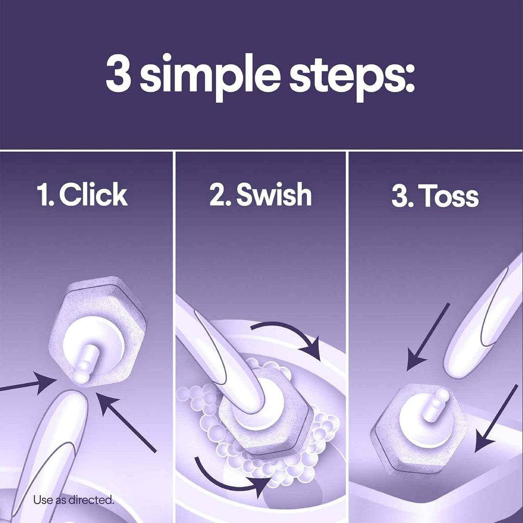 CLOROX Scentiva ToiletWand Toilet Cleaner Refills, Toilet brush, Lavender and Jasmine, 10 Count