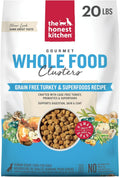 honest kitchen whole food clusters grain free turkey dry dog food 20 lb bag