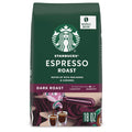 starbucks whole bean dark roast espresso coffee 18oz 100% arabica