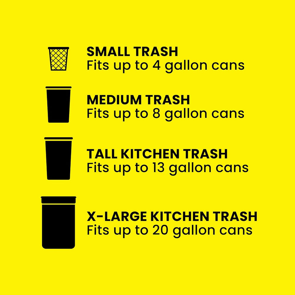 Glad Tall Kitchen Trash Bags 13 Gallon, MaxStrength Cherry Blossom Garbage Bags, Drawstring, 90 Count - ShopUS