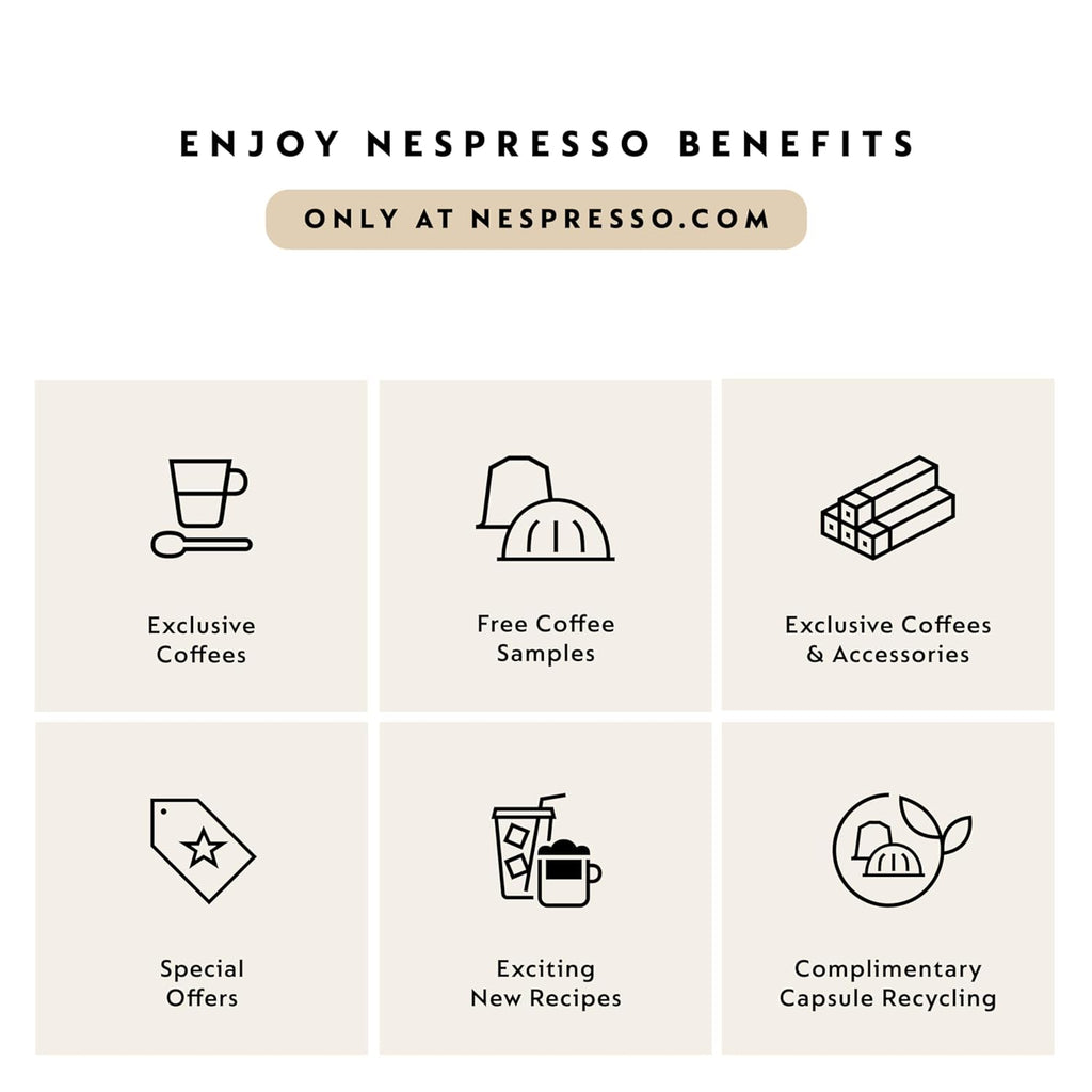 Nespresso Vertuo Melozio Decaffeinato 30-count medium roast coffee pods, 7.8 oz brew, recyclable