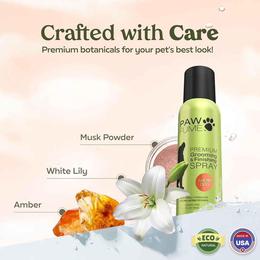 pawfume dog perfume spray, 1-pack, hypoallergenic, alcohol-free, detangling formula, moisturizing pet cologne
