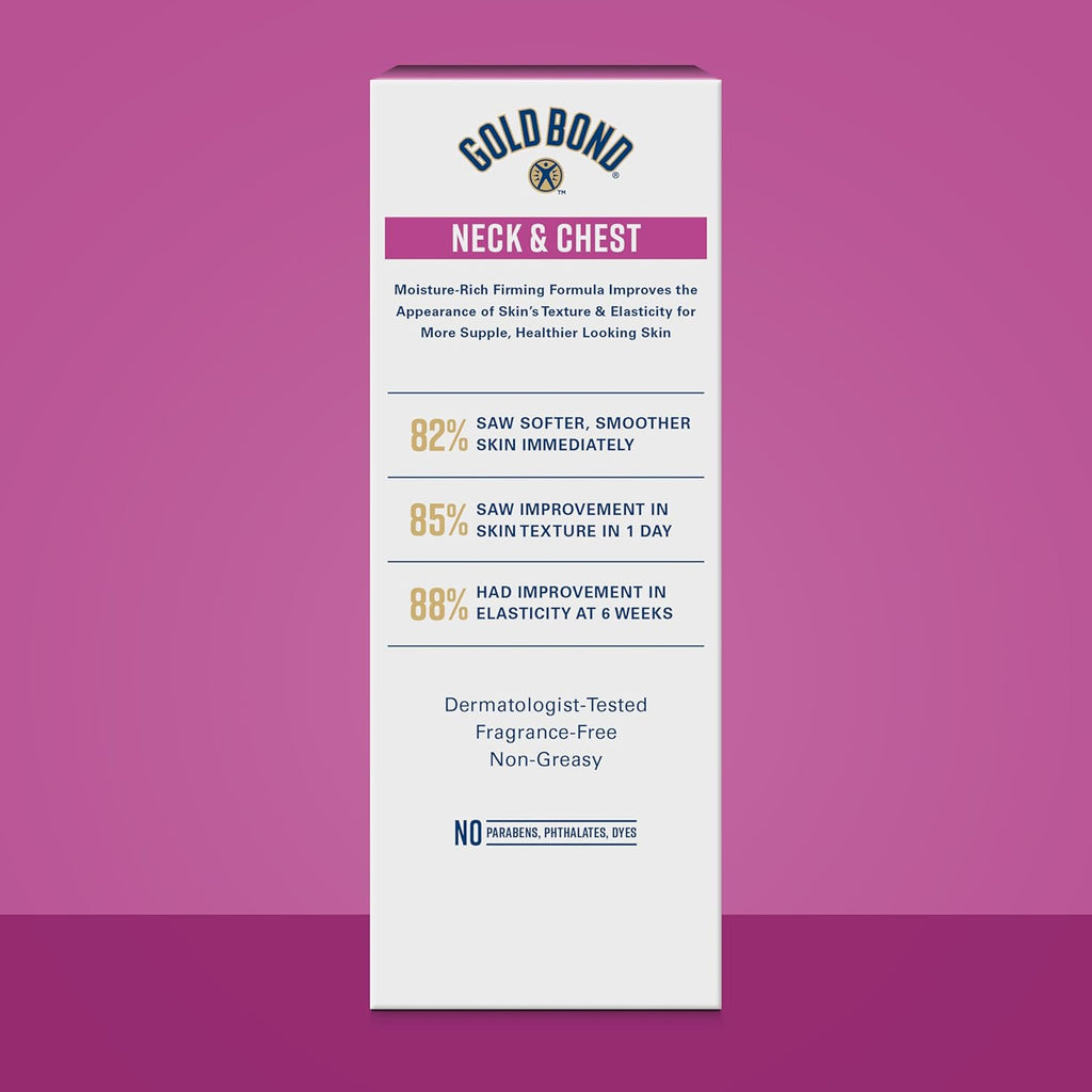 Gold Bond age renew neck & chest firming cream, 2 oz, clinically tested skin firming cream for aging skin