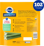 Pedigree Dentastix Dental Chews for Dogs, Small and Toy Breed Dog Treats, Fresh Flavor, 1.54 lb. Bag (102 Treats Total)