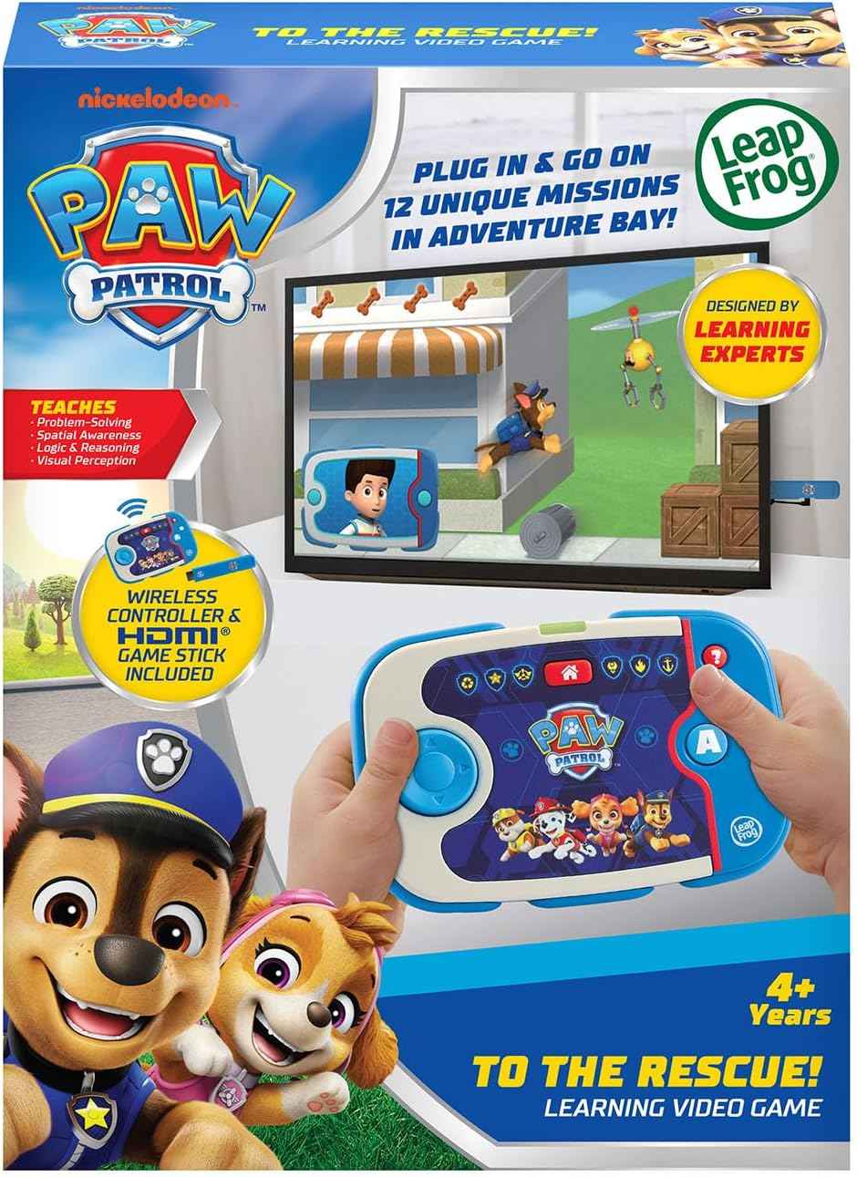 LeapFrog PAW Patrol: To The Rescue! Learning Video Game for Kids with Wireless Controller