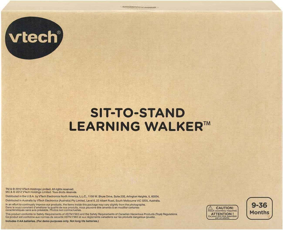 VTech Sit-to-Stand Learning Walker (Frustration Free Packaging), Blue