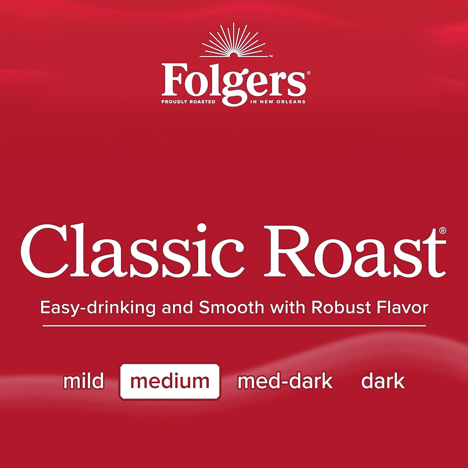 Folgers Classic Roast Instant Coffee, 8 Oz. Jar, Classic Taste in Convenient Instant Form, New Orleans Roasted