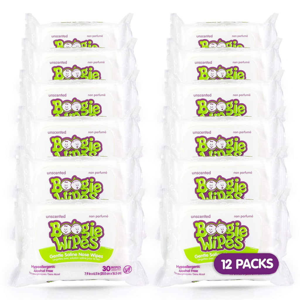 boogie wipes unscented baby wet wipes 180 count pack of 6 vitamin e aloe chamomile natural saline