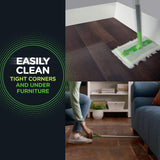 Sweep + Mop, Dry Pads Refill, Floor Cleaner for Dirt, Dust, Hair, Cleaning Cloths for Mopping Home, Bathroom, Kitchen, All PLrpose Multi-Surface Floor Wipes, Heavy Duty, Pet, 32 Count