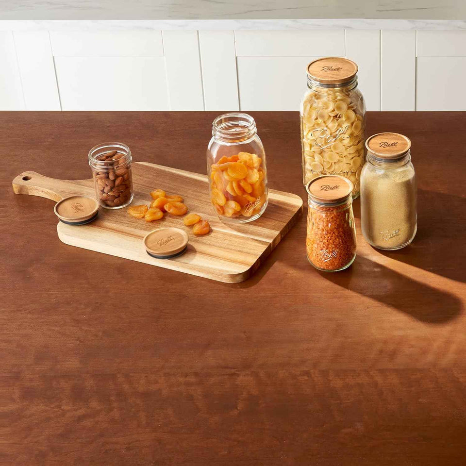 Ball® Jar Lids, 5 Pack Ball Jar Wooden Storage Lids