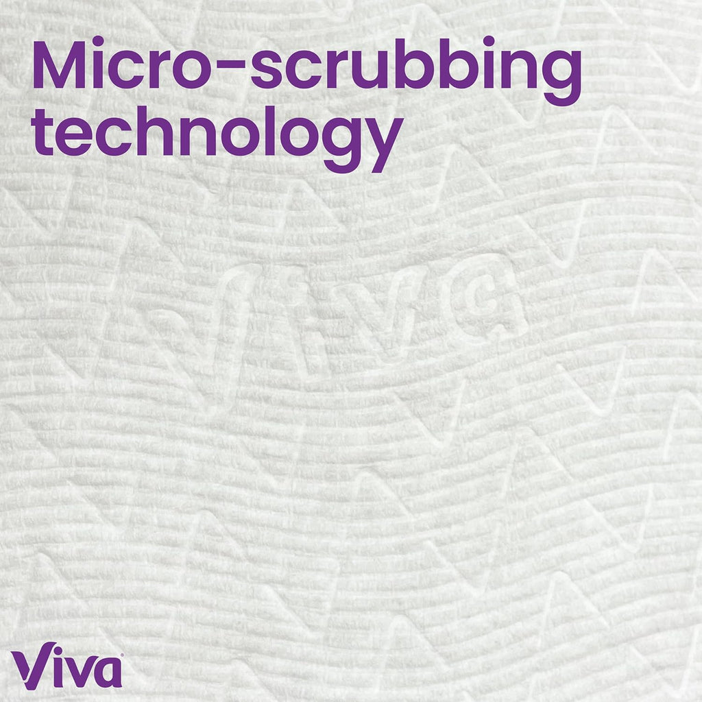 Viva Multi-Surface Cloth Paper Towels, 24 Double Rolls, 110 Sheets Per Roll (4 Packs of 6) - ShopUS