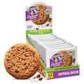 Lenny & Larry's Complete Protein Oatmeal Raisin Cookies, 16g Plant Protein, Vegan, Non-GMO, High Fiber, 4 Ounce, Pack of 12