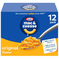 kraft original mac and cheese, 12 boxes, no artificial flavors, 7.25 oz boxes for easy dinner or sides