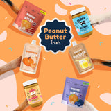 Ruff Ruff Raw natural dog peanut butter, 17 oz jar, Made in USA, healthy dog treats for puppies and adult dogs