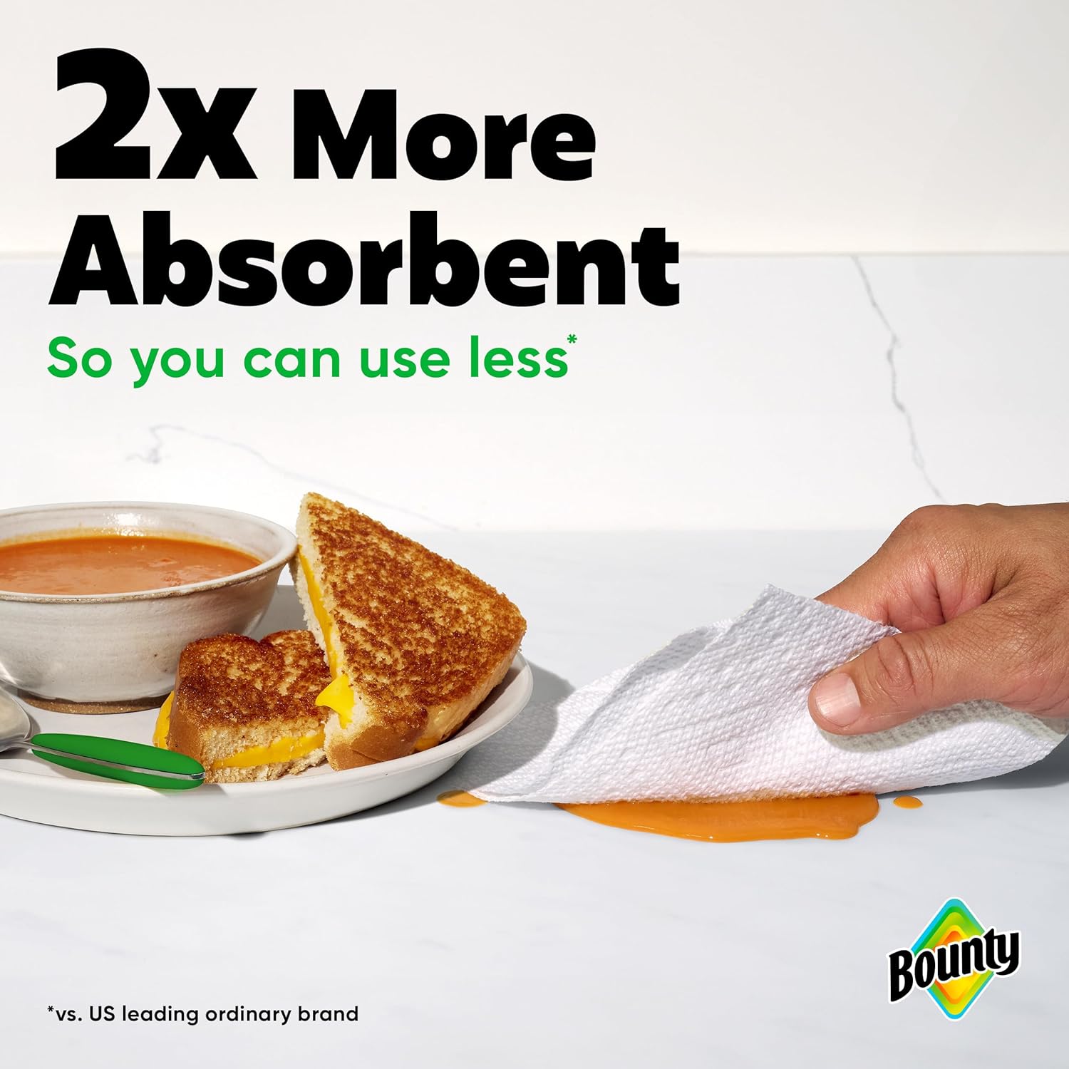 Bounty Select-A-Size Paper Towels, White, 8 Triple Rolls = 24 Regular Rolls - ShopUS