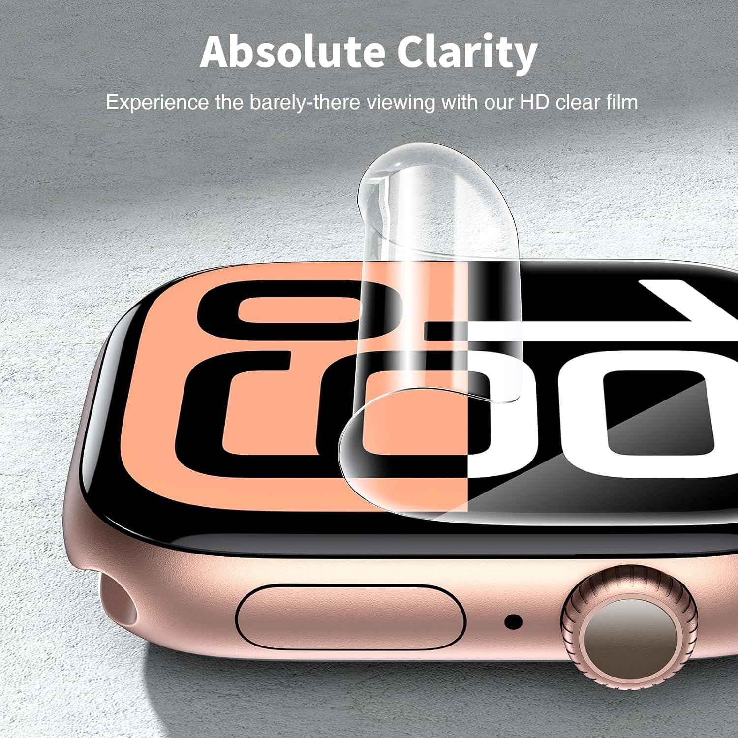 LK 6 Pack for Apple Watch Series 11/ Series 10 Screen Protector 42mm - Anti-Scratch, Self-Healing Soft TPU Screen Protector for Apple Watch 42mm, Bubble Free, HD Transparent, Touch Sensitive