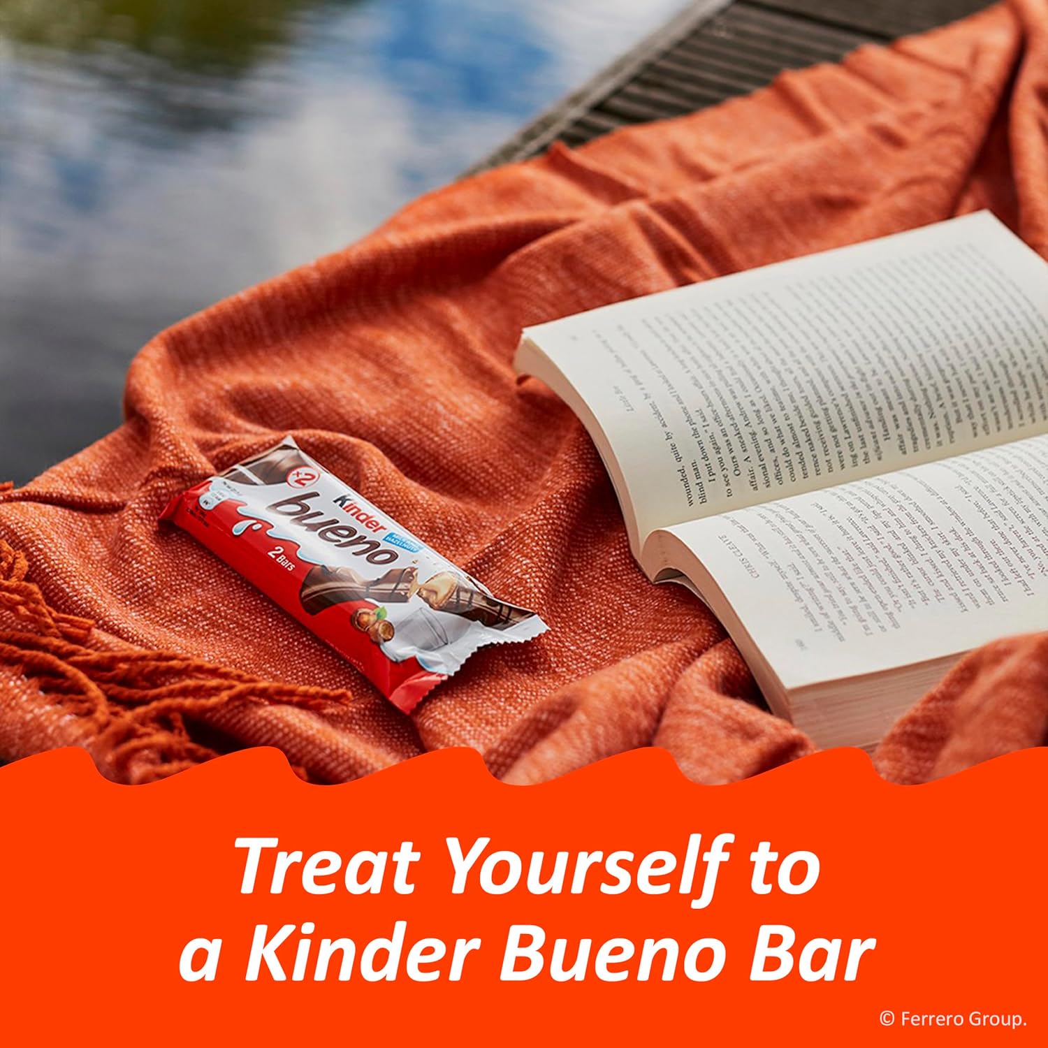 kinder bueno milk chocolate bars with hazelnut cream bulk 20 pack
