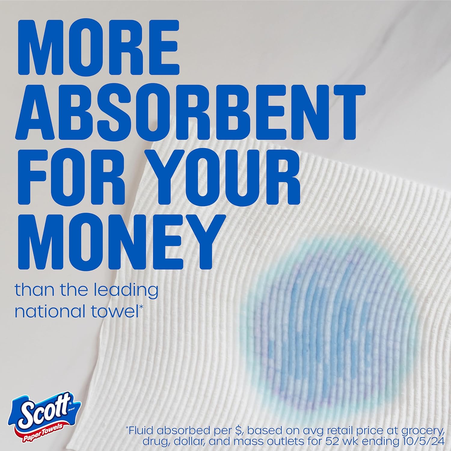 Scott Paper Towels, Choose-A-Sheet, 6 Double Rolls = 12 Regular Rolls (108 Sheets Per Roll) - ShopUS