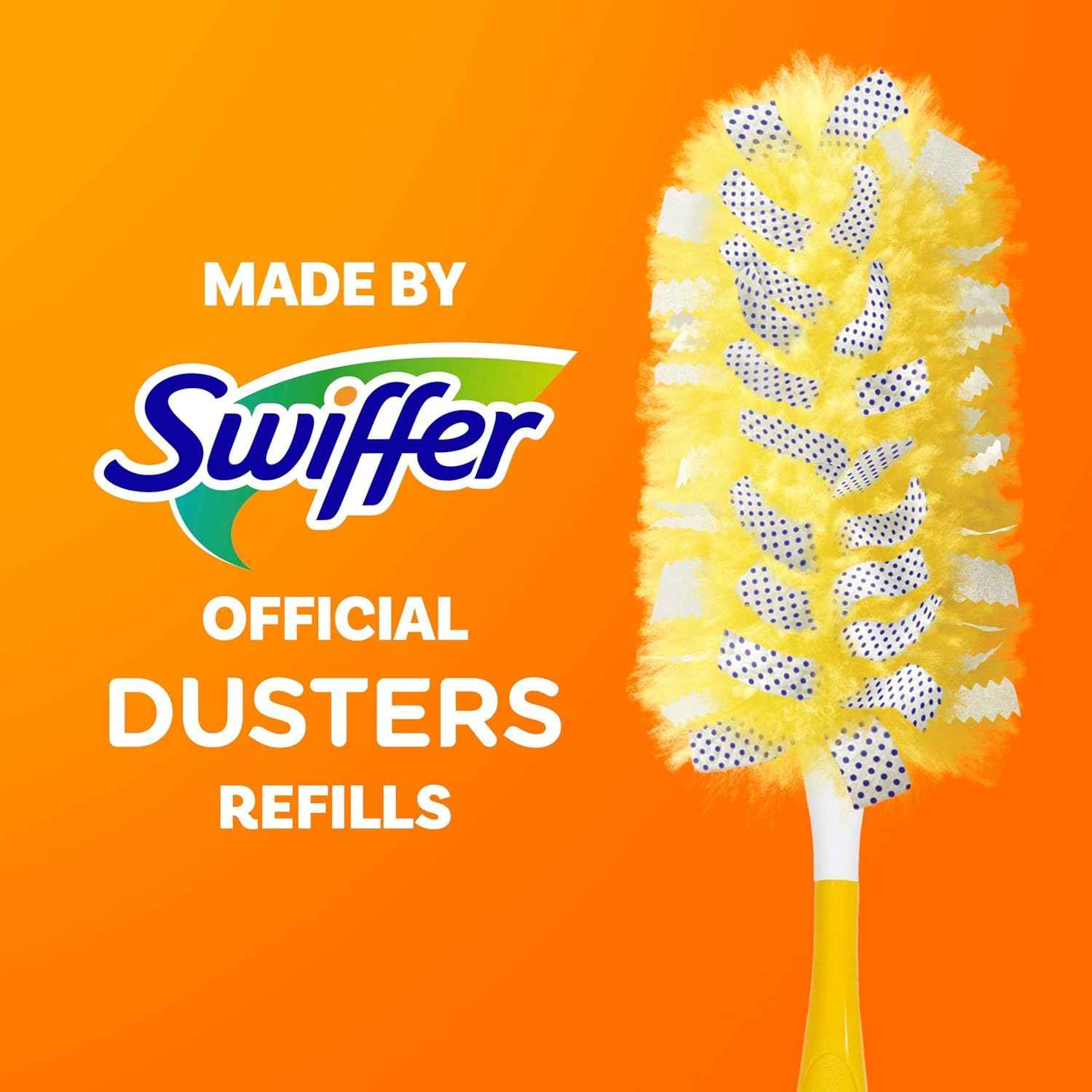 Swiffer Heavy Duty Disposable Duster Refills for Dusting Furniture, Blinds, Ceiling Fans, Unscented, 11ct