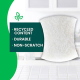 Scotch-Brite Greener Clean Non-Scratch Scrub Sponge, Sponge for Washing Dishes, Cleaning Kitchen, Superior Performance and Made with Sustainable Materials, Dishwasher Safe, 3 Scrub Sponges