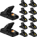 Feeke Mouse Traps, Mice Traps for House, Small Mice Trap Indoor Quick Effective Sanitary Safe Mousetrap Catcher for Family and Pet - 6 Pack, (M01-6Pack)